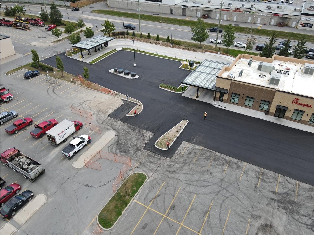 Construction site plan for project from page 23 of the file '2024-10-21 - Urban Design Brief - D07-12-24-0131'