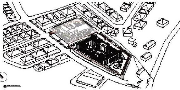 Rendering of building from page 5 of the file '2024-10-21 - Urban Design Brief - D07-12-24-0131'