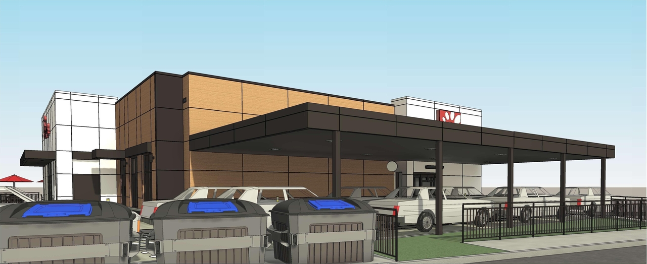 Rendering of building from page 3 of the file '2025-04-17 - Floor Plans and Elevations - D07-12-24-0131'