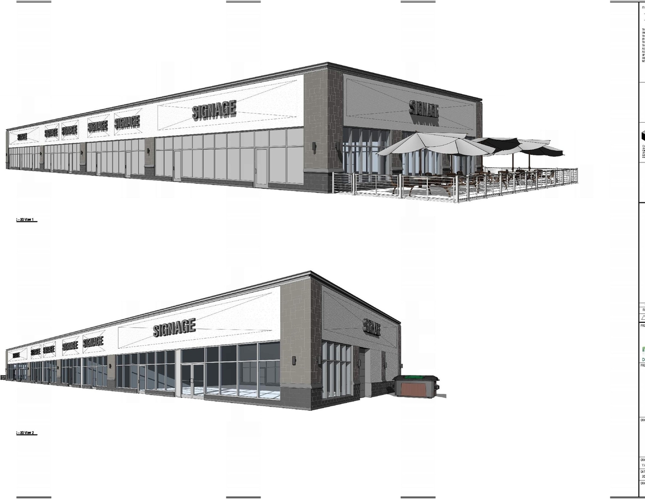 Rendering of building from page 10 of the file '2024-11-01 - Urban Design Brief - D07-12-24-0134'
