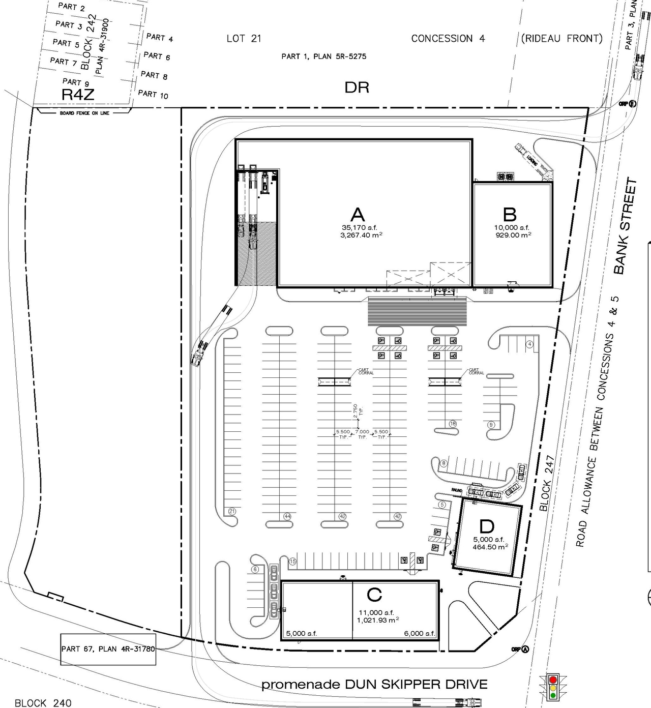 Construction site plan for project from page 14 of the file '2024-11-01 - Urban Design Brief - D07-12-24-0134'