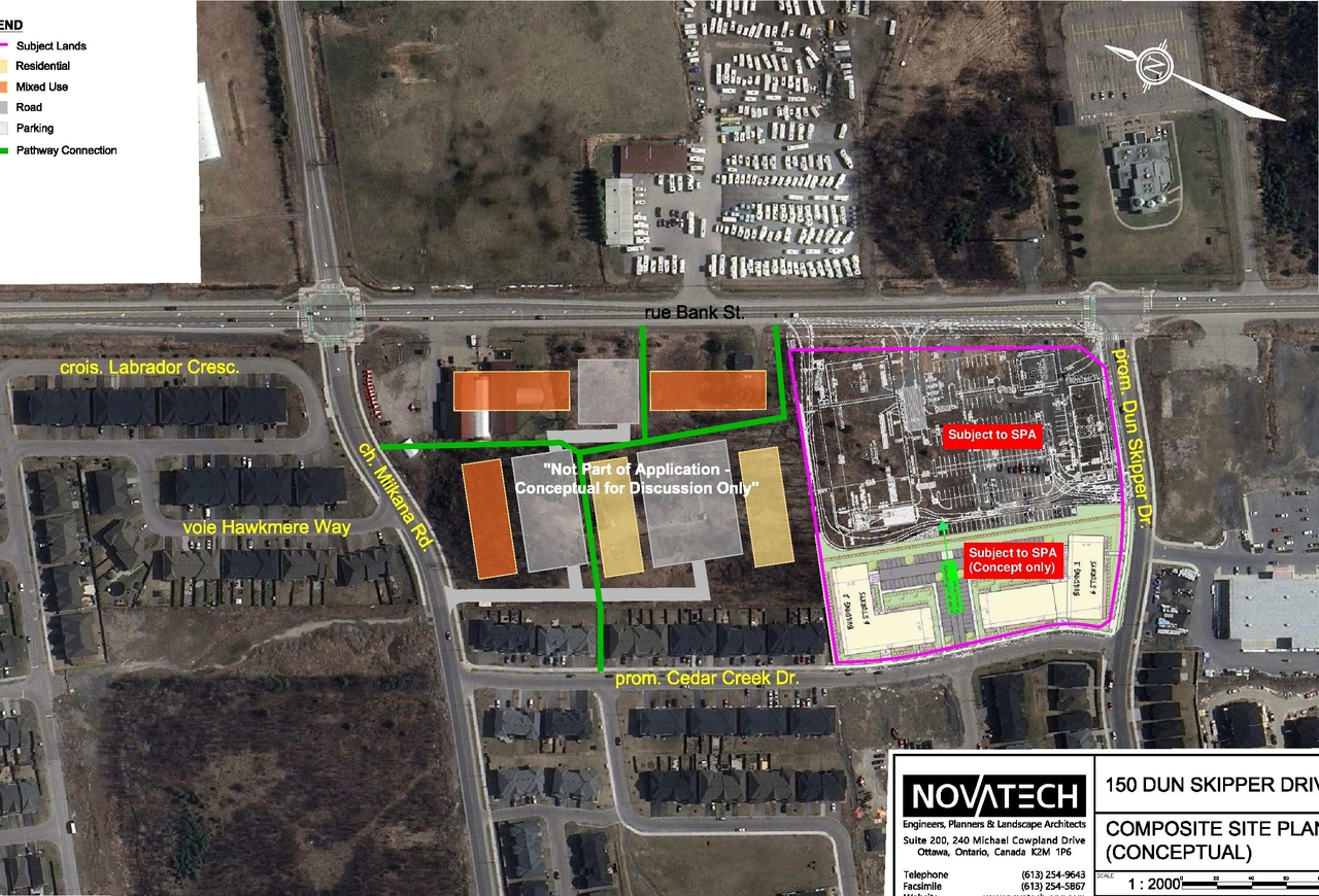 Construction site plan for project from page 15 of the file '2024-11-01 - Urban Design Brief - D07-12-24-0134'