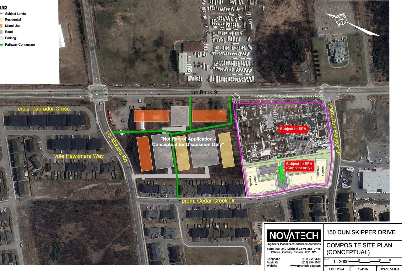 Construction site plan for project from page 15 of the file '2024-11-01 - Urban Design Brief - D07-12-24-0134'