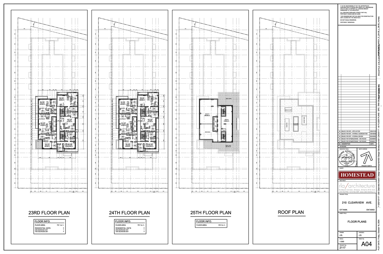 Construction site plan for project from page 4 of the file '2024-10-30 - Floor Plans - D07-12-24-0138'