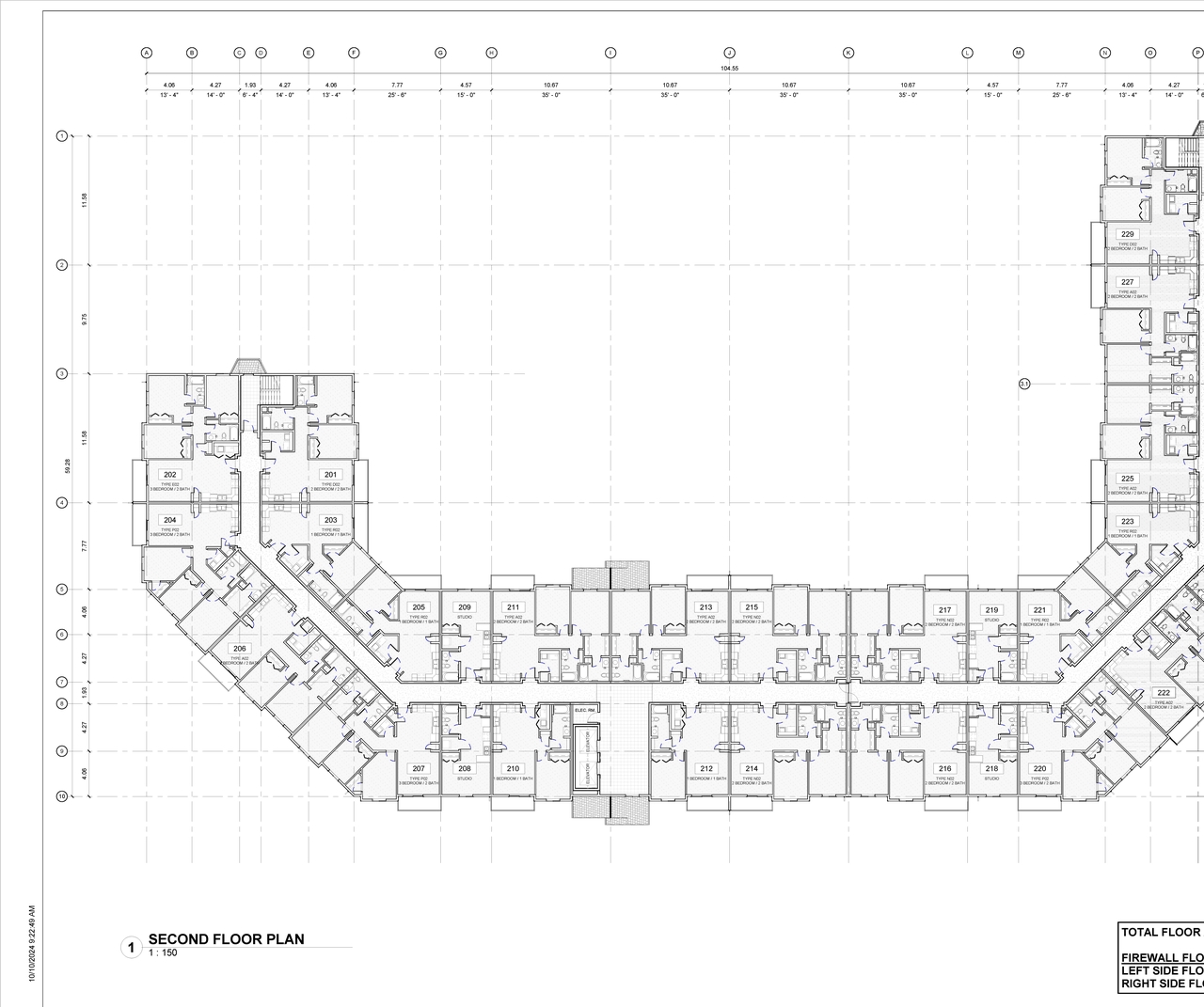 Floor plan for project from page 3 of the file '2024-11-04 - Floor Plans - D07-12-24-0140'