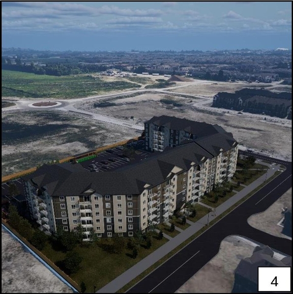 Rendering of building from page 28 of the file '2024-11-04 - Design Brief - D07-12-24-0140'