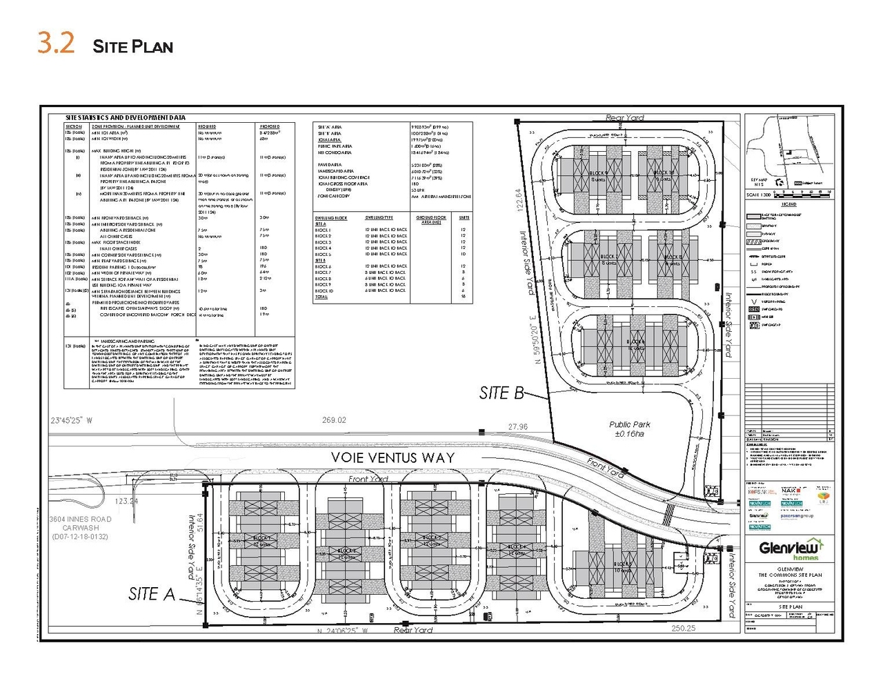 Construction site plan for project from page 16 of the file '2024-11-04 - Urban Design Brief - D07-12-24-0141'
