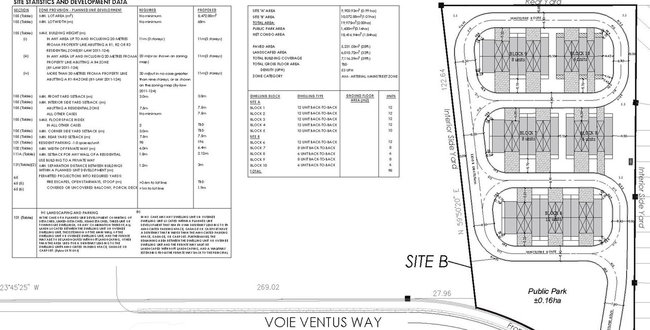 Construction site plan for project from page 16 of the file '2024-11-04 - Urban Design Brief - D07-12-24-0141'