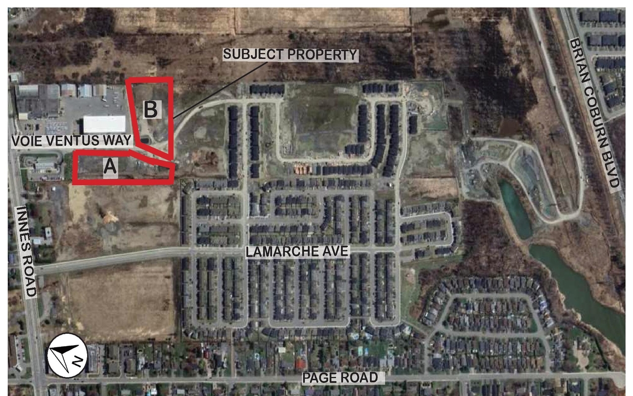 Construction site plan for project from page 6 of the file '2024-11-04 - Urban Design Brief - D07-12-24-0141'