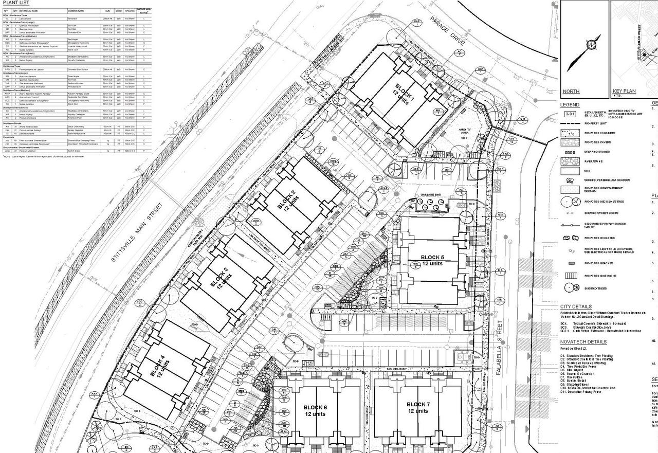 Construction site plan for project from page 20 of the file '2024-11-04 - Urban Design Brief - D07-12-24-0142'