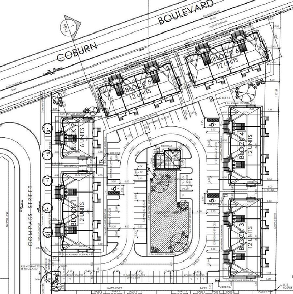 Construction site plan for project from page 23 of the file '2024-11-12 - Urban Design Brief - D07-12-24-0146'