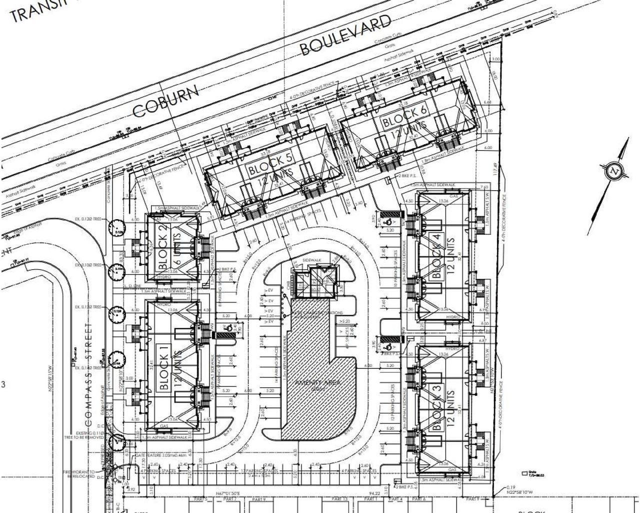 Construction site plan for project from page 23 of the file '2024-11-12 - Urban Design Brief - D07-12-24-0146'
