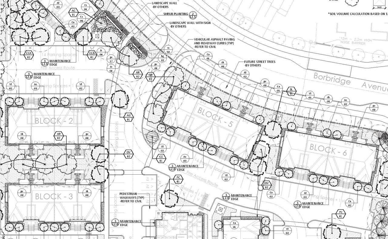 Construction site plan for project from page 25 of the file '2024-11-14 - Urban Design Brief - D07-12-24-0147'