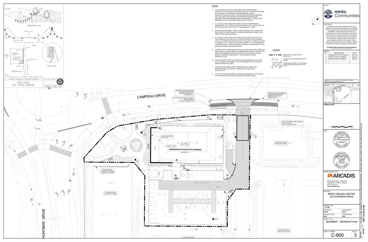 Construction site plan for project from page 100 of the file '2025-03-10 - Design Brief - D07-12-24-01481'