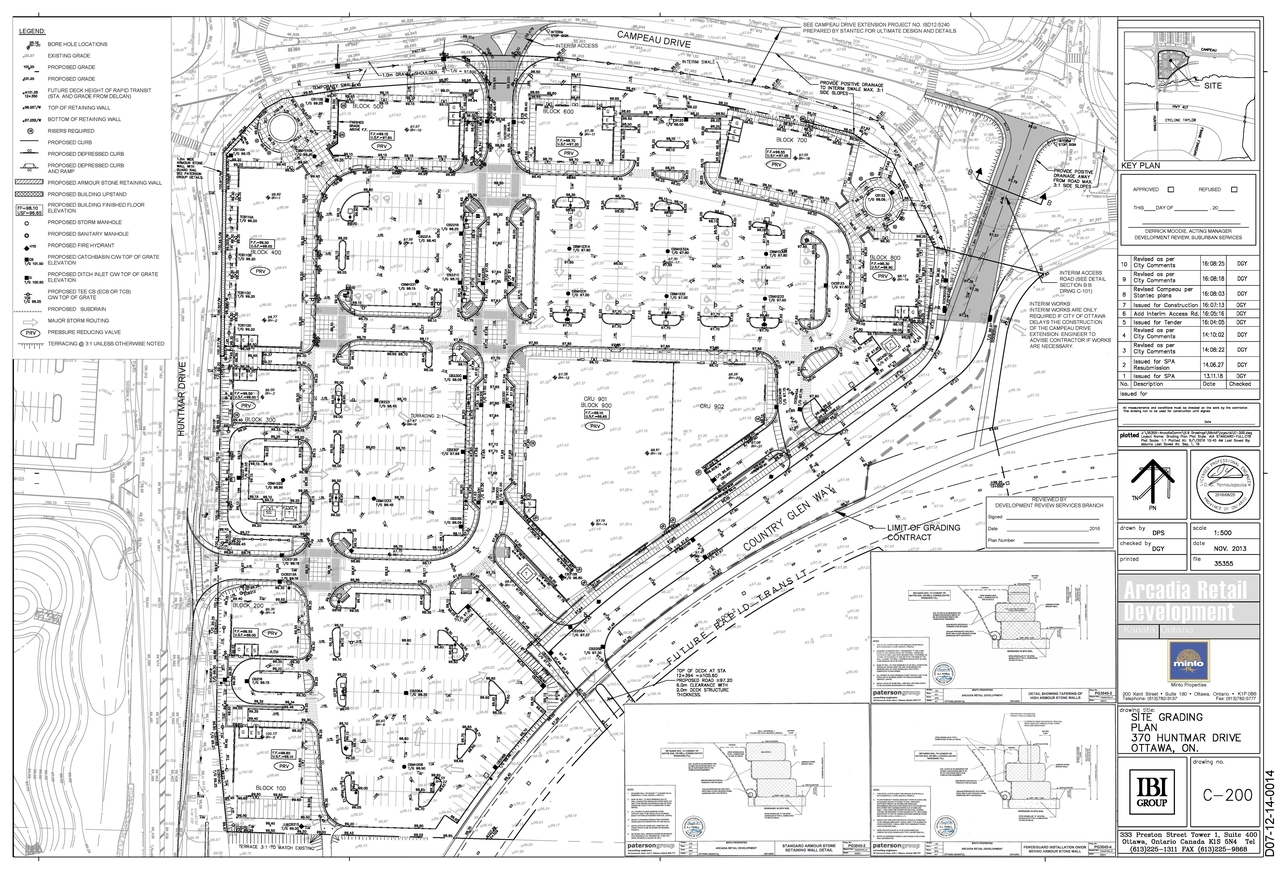 Construction site plan for project from page 101 of the file '2025-03-10 - Design Brief - D07-12-24-01481'