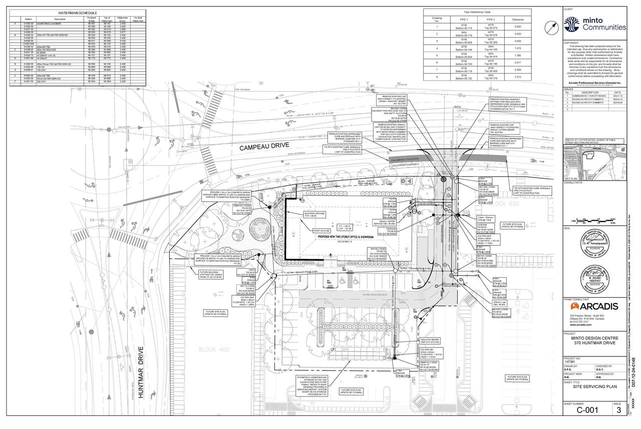 Construction site plan for project from page 31 of the file '2025-03-10 - Design Brief - D07-12-24-01481'