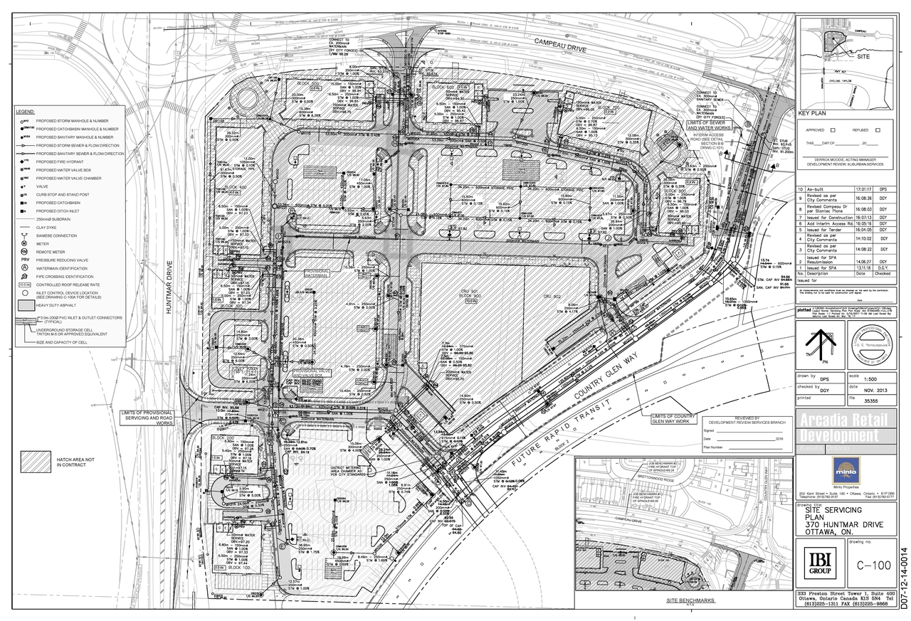 Construction site plan for project from page 32 of the file '2025-03-10 - Design Brief - D07-12-24-01481'