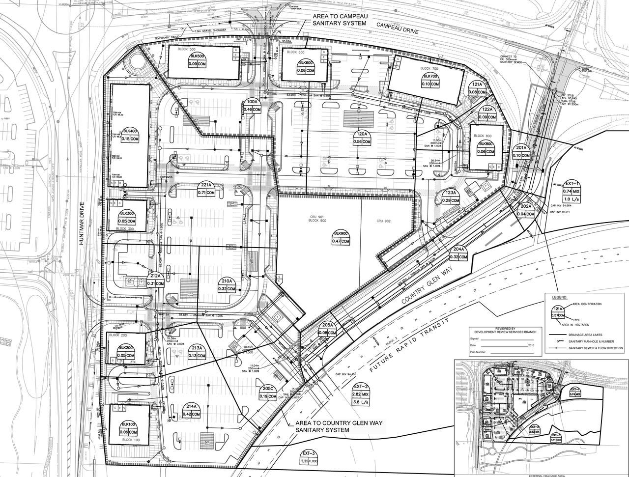 Construction site plan for project from page 69 of the file '2025-03-10 - Design Brief - D07-12-24-01481'