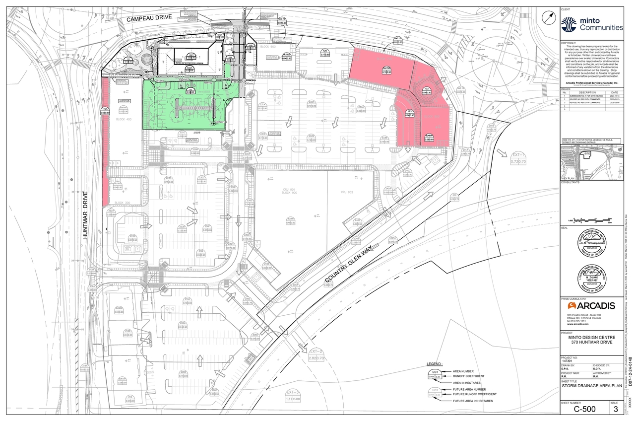 Construction site plan for project from page 74 of the file '2025-03-10 - Design Brief - D07-12-24-01481'