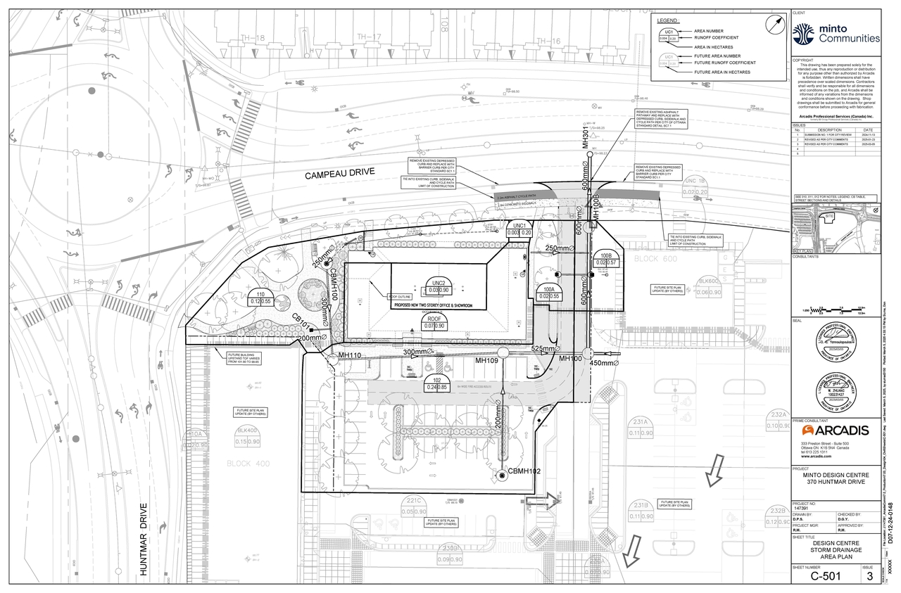 Construction site plan for project from page 75 of the file '2025-03-10 - Design Brief - D07-12-24-01481'
