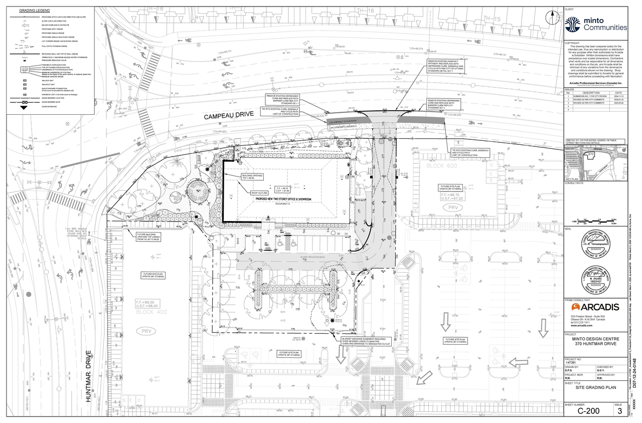 Construction site plan for project from page 99 of the file '2025-03-10 - Design Brief - D07-12-24-01481'