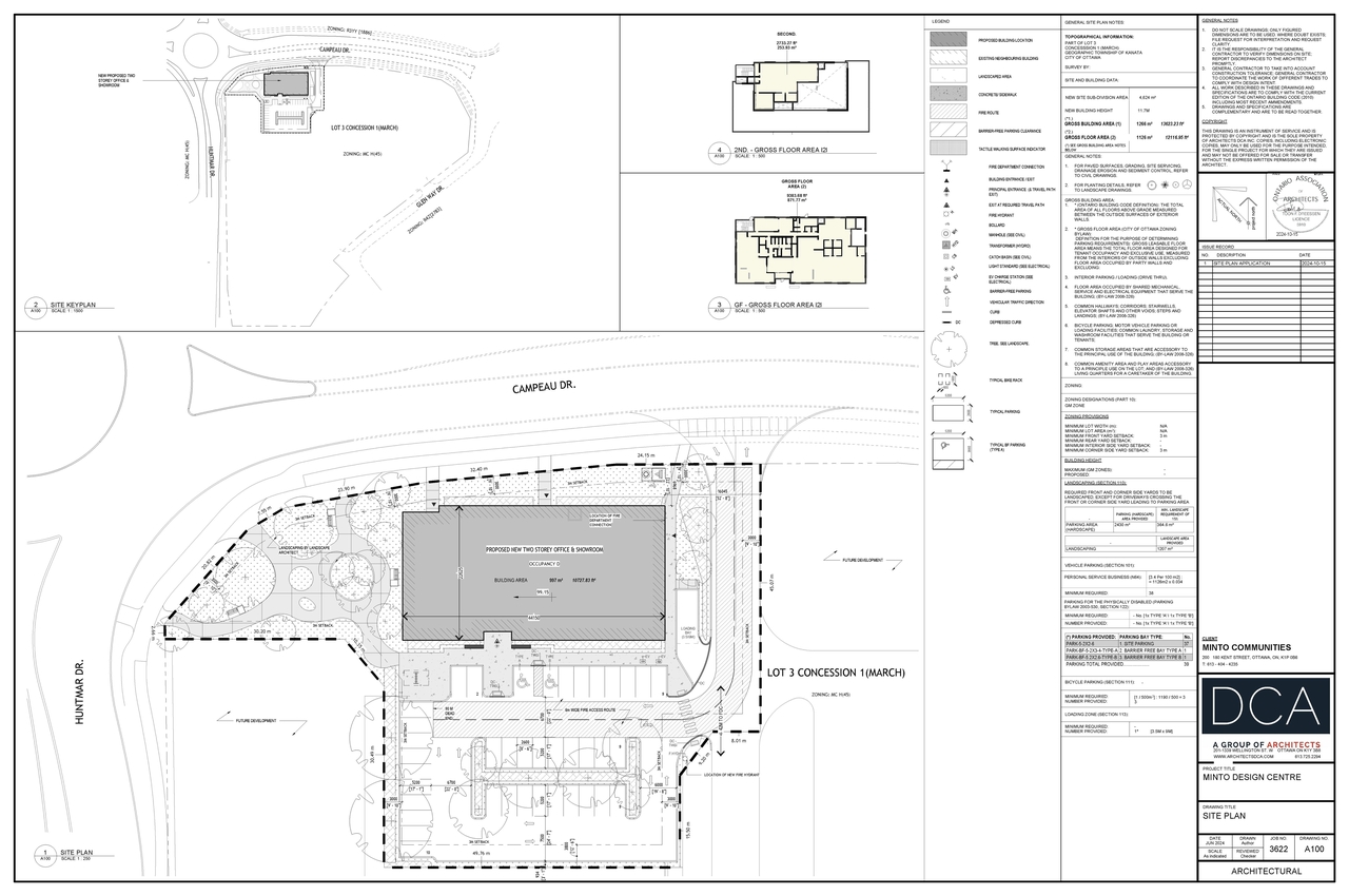 Construction site plan for project from page 29 of the file '2024-11-14 - Design Brief - D07-12-24-0148'