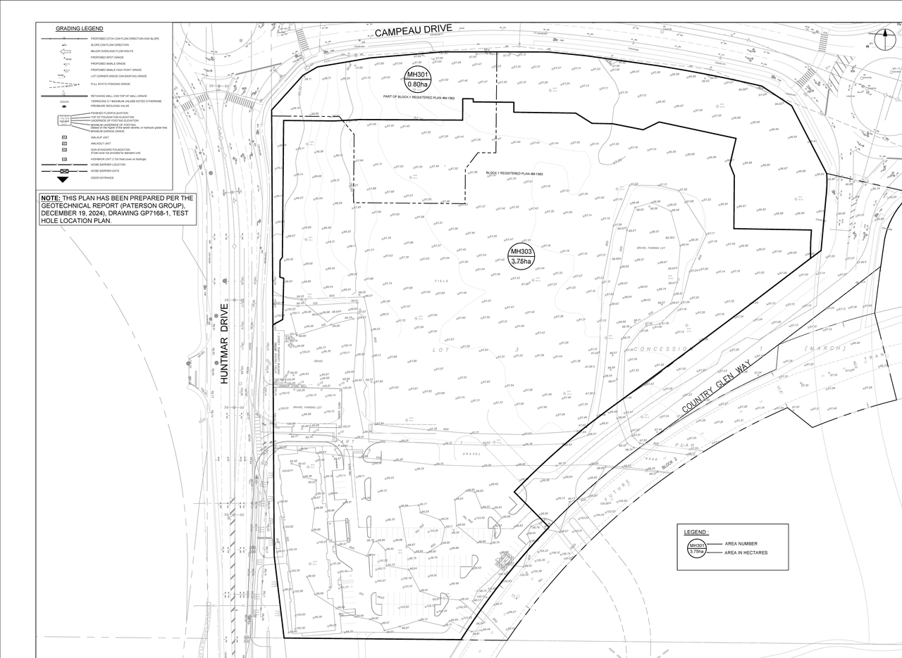 Construction site plan for project from page 76 of the file '2025-05-02 - Design Brief - D07-12-24-0148'