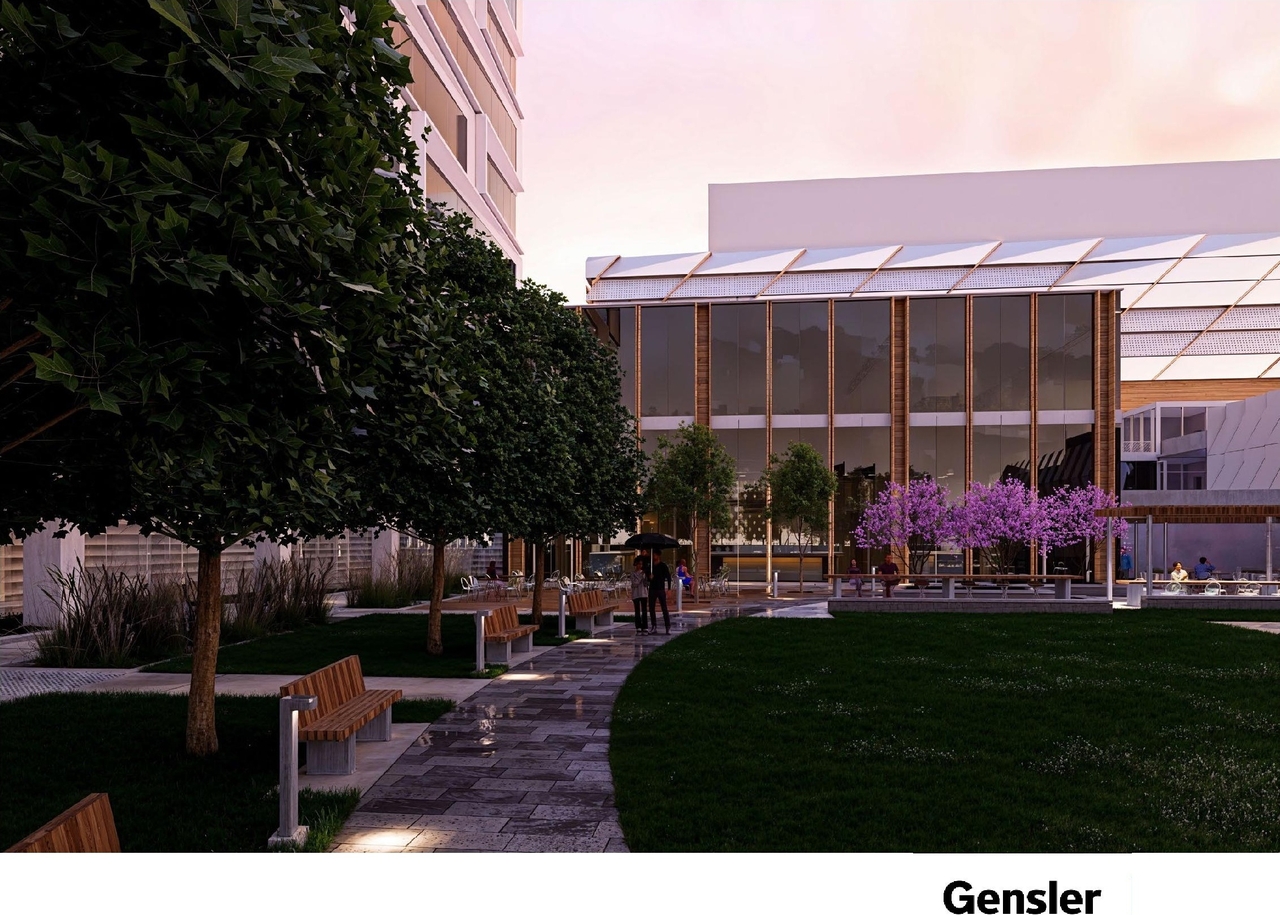 Rendering of building from page 12 of the file '2024-11-15 - Design Brief - D07-12-24-0149'