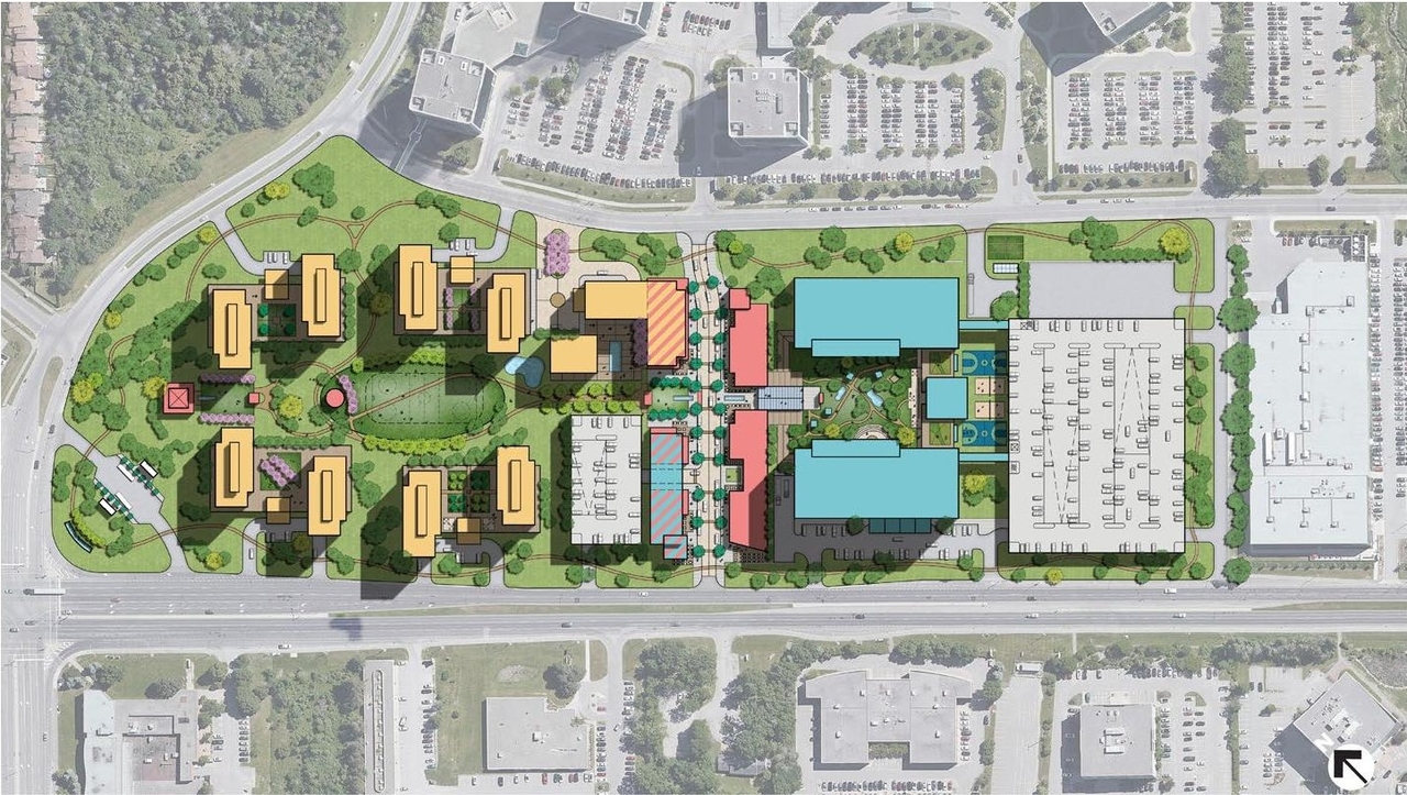 Construction site plan for project from page 32 of the file '2024-11-15 - Design Brief - D07-12-24-0149'