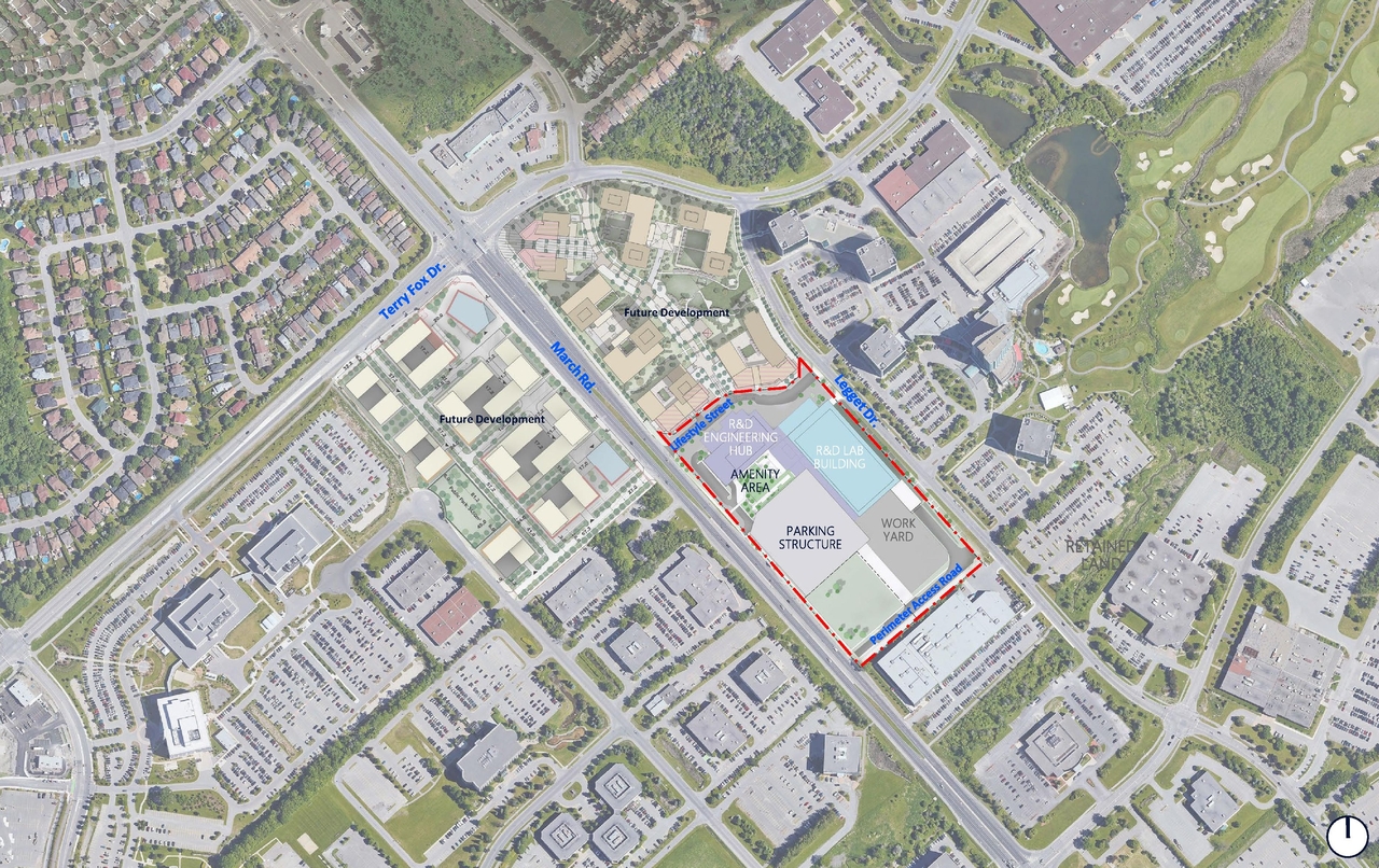 Construction site plan for project from page 36 of the file '2024-11-15 - Design Brief - D07-12-24-0149'