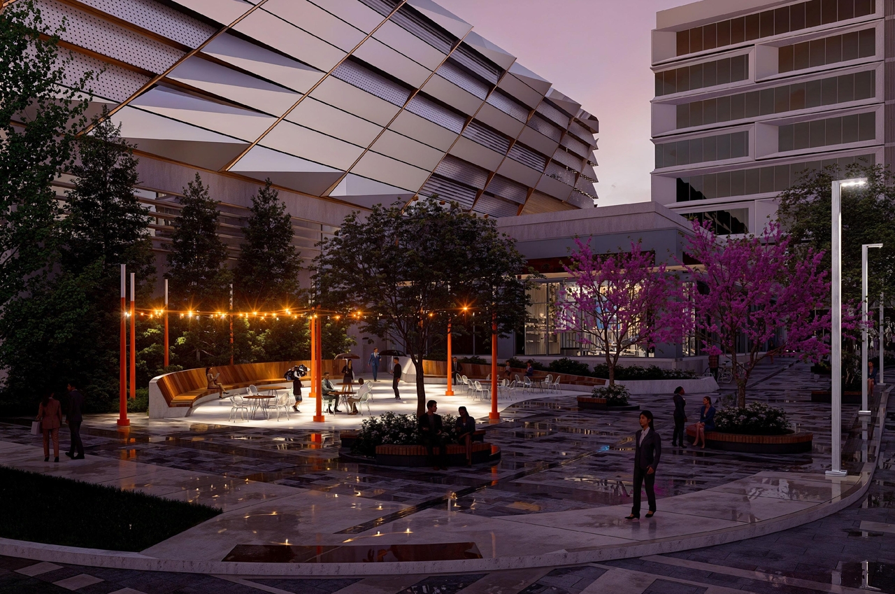 Rendering of building from page 49 of the file '2024-11-15 - Design Brief - D07-12-24-0149'