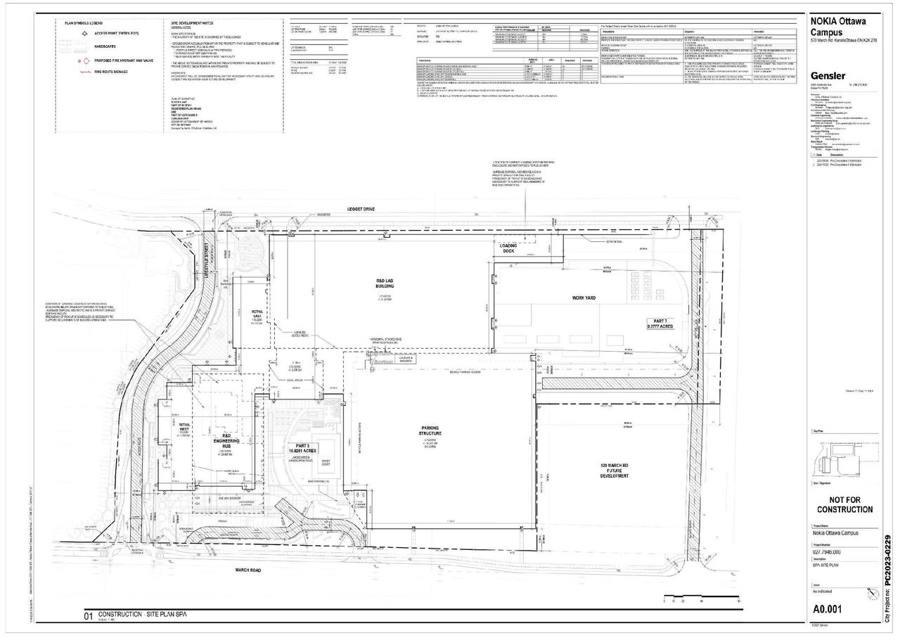 Construction site plan for project from page 65 of the file '2024-11-15 - Design Brief - D07-12-24-0149'