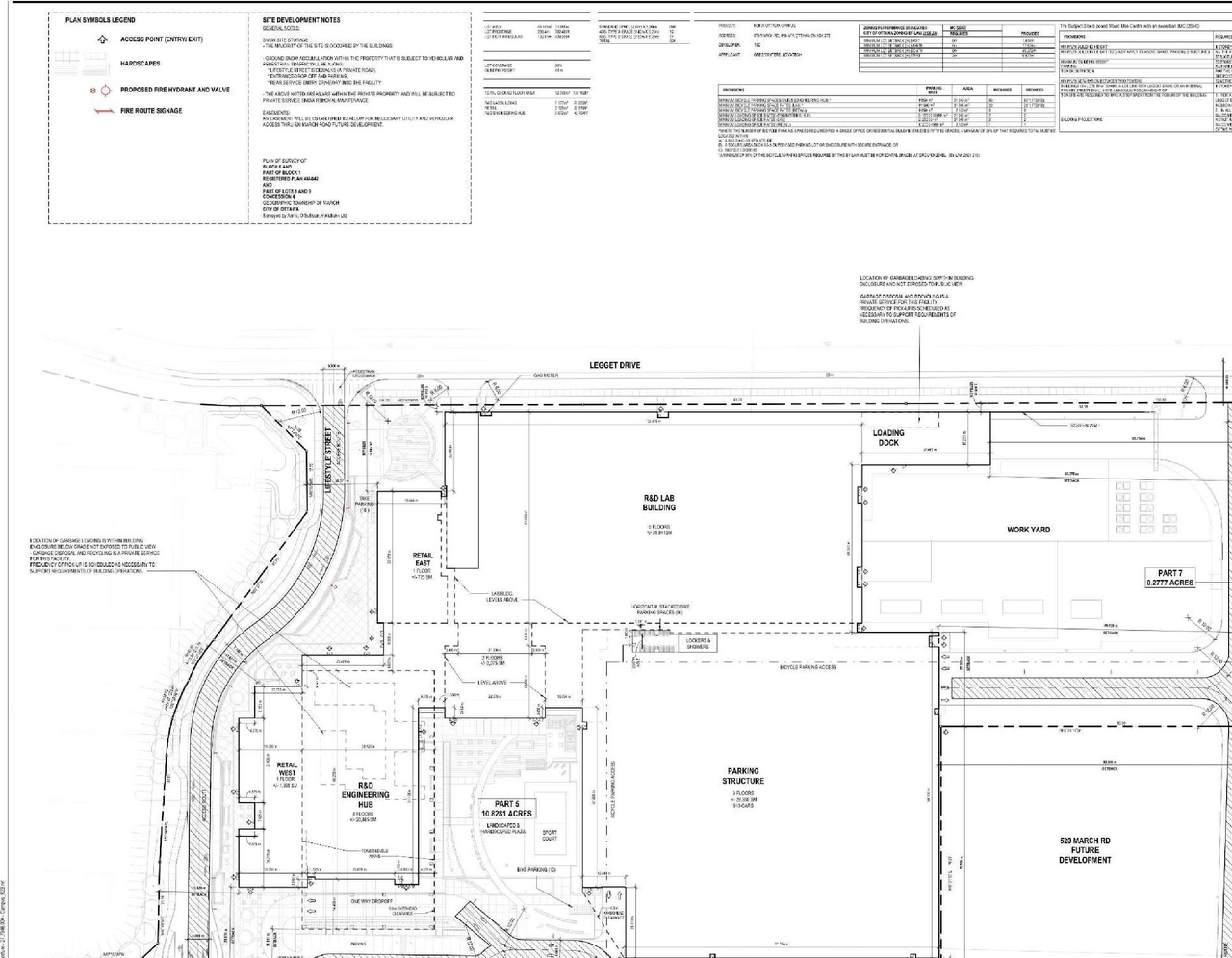 Construction site plan for project from page 65 of the file '2024-11-15 - Design Brief - D07-12-24-0149'