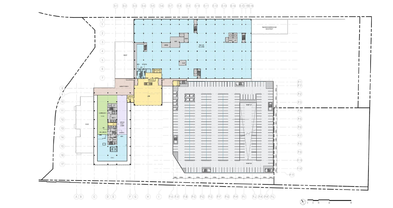 Construction site plan for project from page 78 of the file '2024-11-15 - Design Brief - D07-12-24-0149'