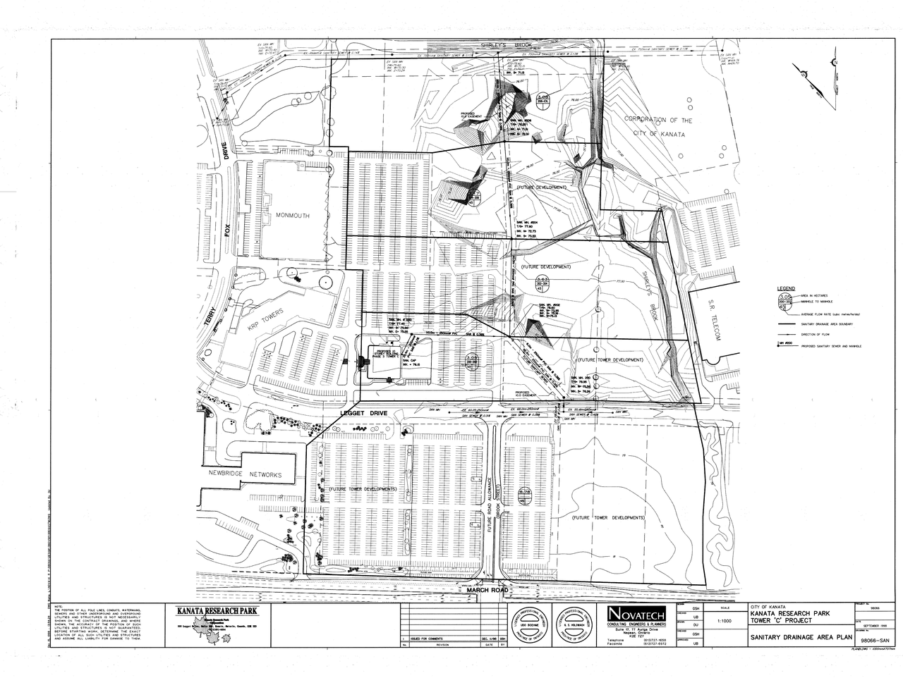 Construction site plan for project from page 57 of the file '2024-11-15 - Sanitary and Storm Trunk Sewer Design Brief - D07-12-24-0149'