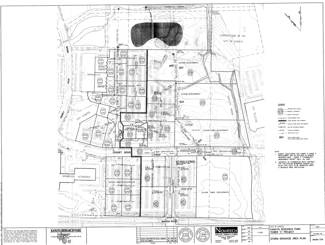 Construction site plan for project from page 58 of the file '2024-11-15 - Sanitary and Storm Trunk Sewer Design Brief - D07-12-24-0149'