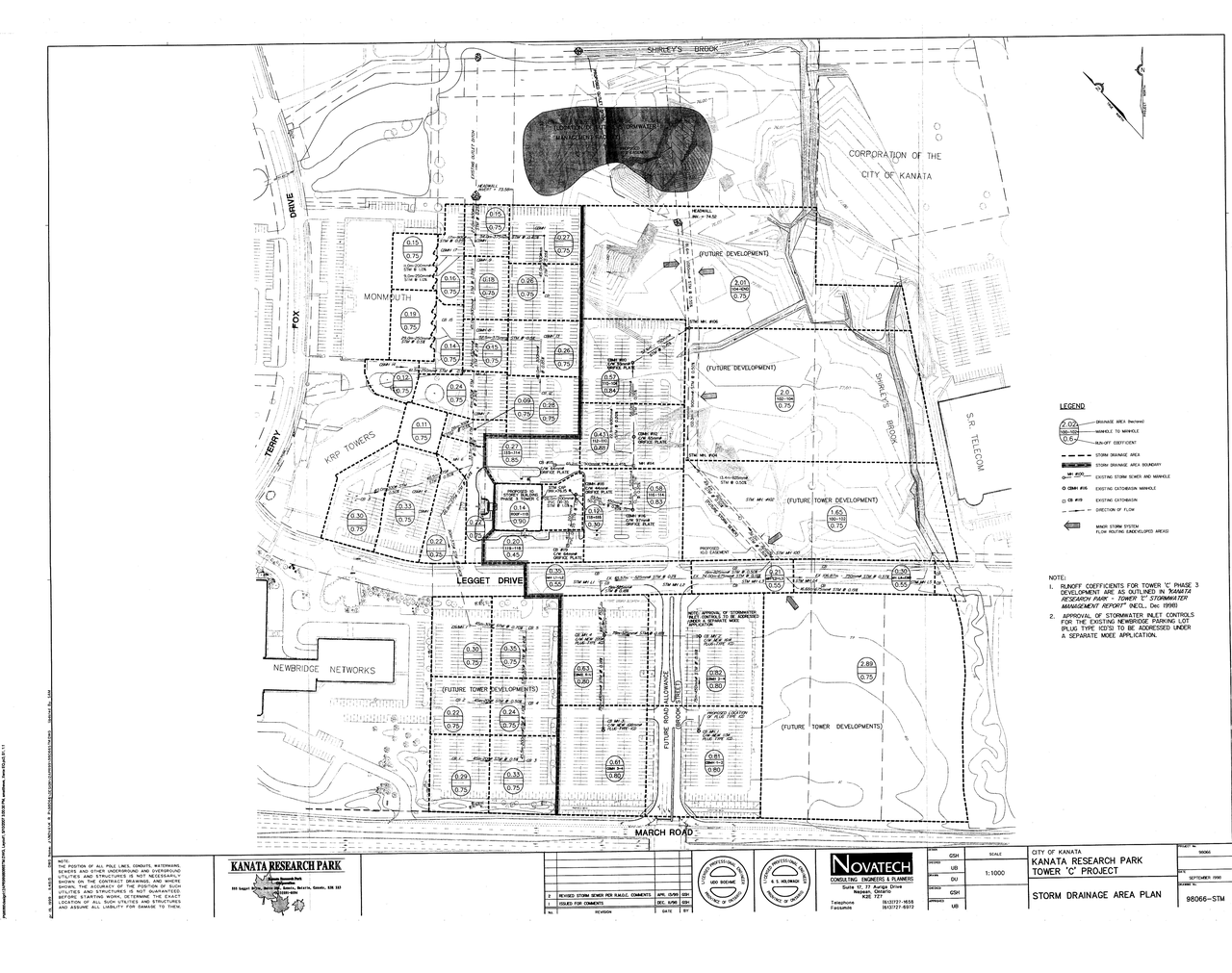 Construction site plan for project from page 58 of the file '2024-11-15 - Sanitary and Storm Trunk Sewer Design Brief - D07-12-24-0149'