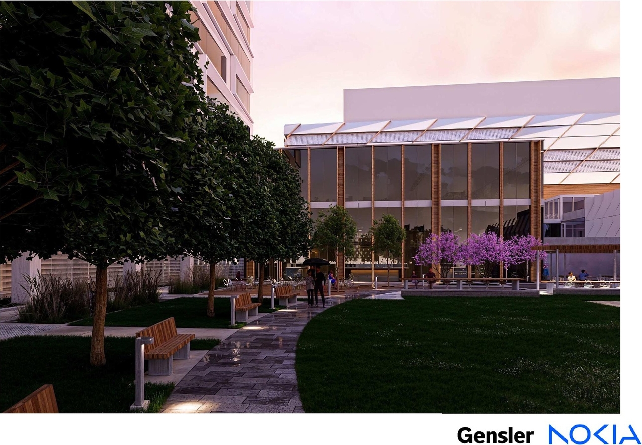Rendering of building from page 12 of the file '2025-01-10 - Design Brief - D07-12-24-0149'