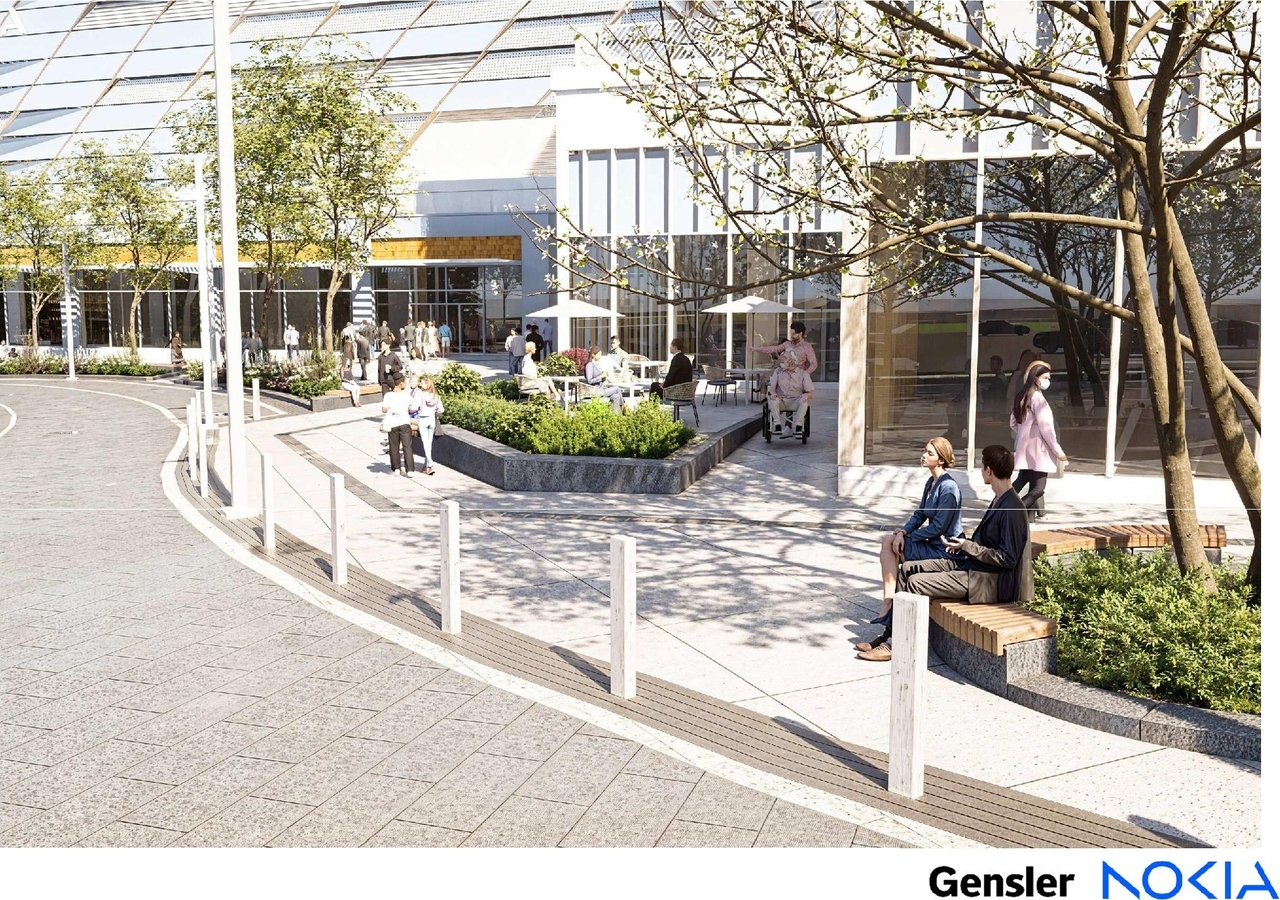 Rendering of building from page 61 of the file '2025-01-10 - Design Brief - D07-12-24-0149'
