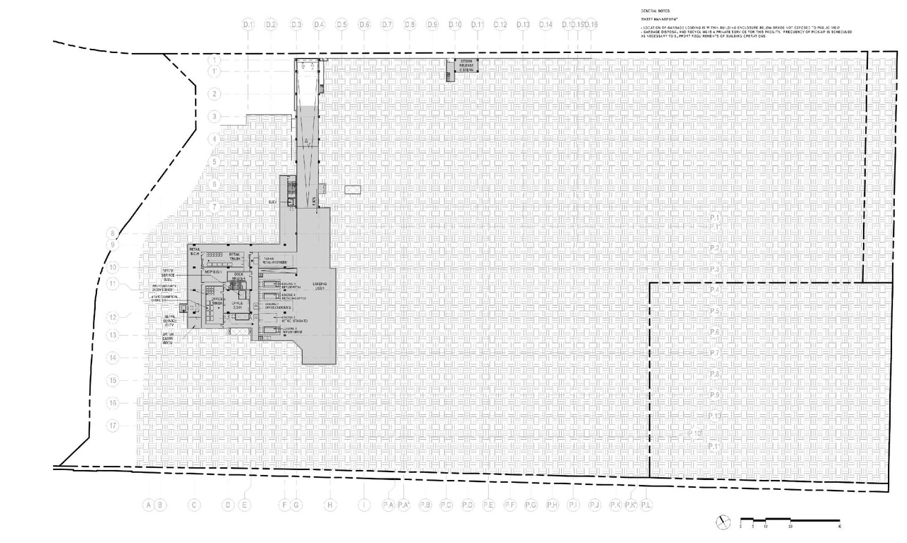 Construction site plan for project from page 89 of the file '2025-01-10 - Design Brief - D07-12-24-0149'