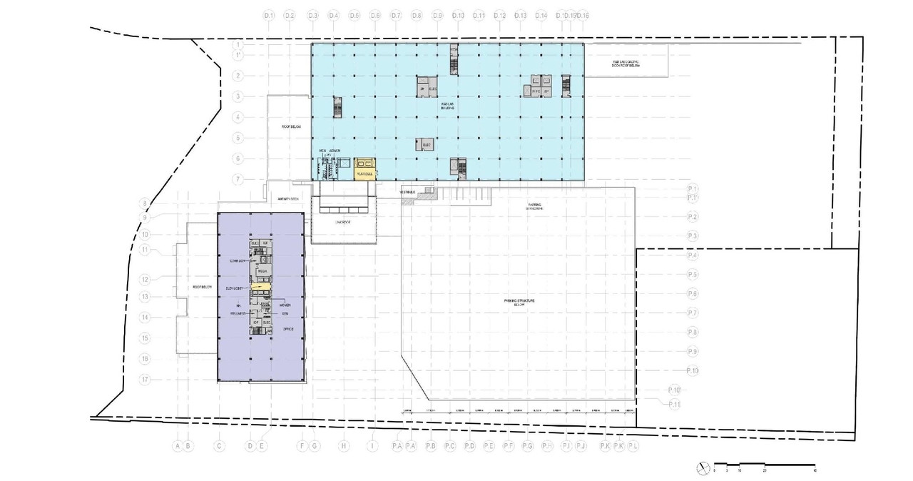 Construction site plan for project from page 93 of the file '2025-01-10 - Design Brief - D07-12-24-0149'