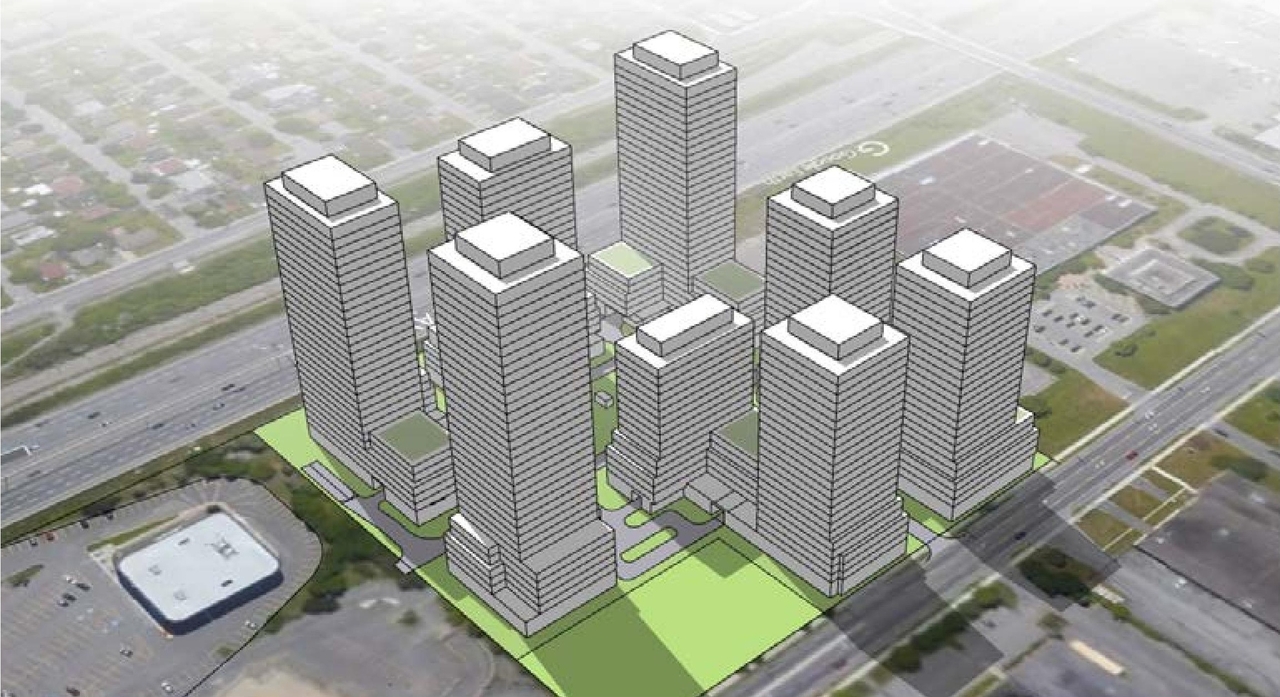 Rendering of building from page 32 of the file '2025-05-02 - Urban Design Review Panel Report - D07-12-24-0151'