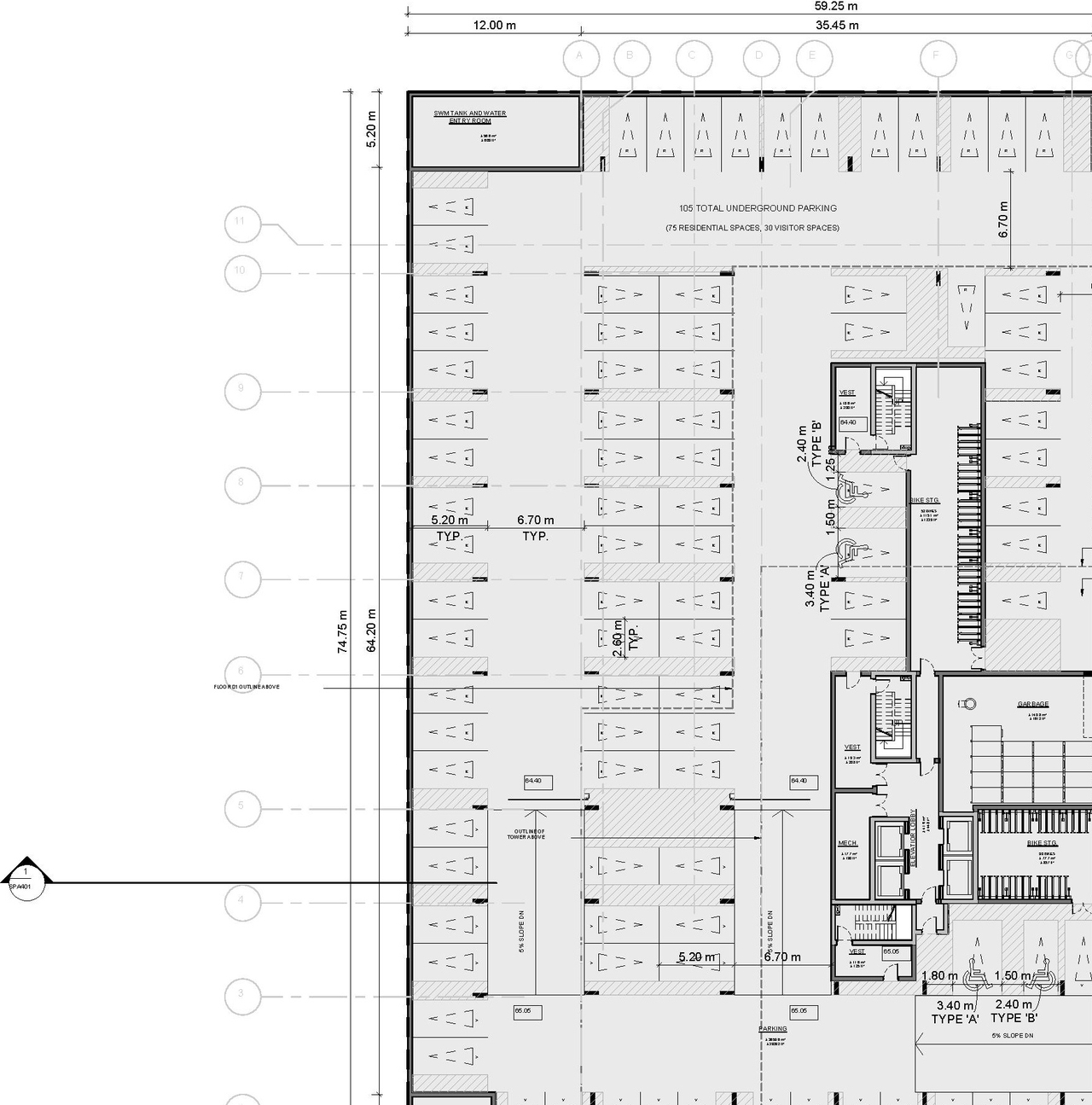 Construction site plan for project from page 41 of the file '2025-05-02 - Urban Design Review Panel Report - D07-12-24-0151'