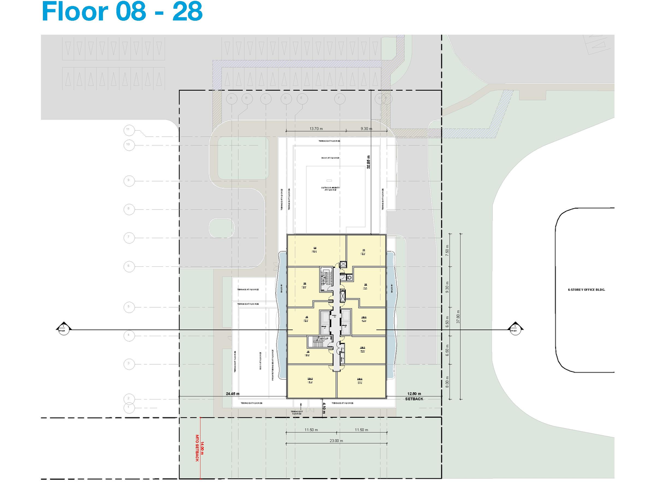 Construction site plan for project from page 47 of the file '2025-05-02 - Urban Design Review Panel Report - D07-12-24-0151'