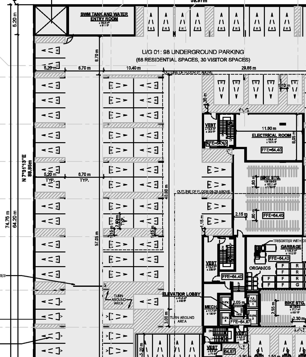 Construction site plan for project from page 35 of the file '2024-11-20 - Urban Design Brief - D07-12-24-0151'