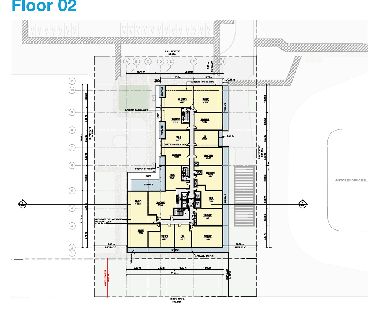 Construction site plan for project from page 37 of the file '2024-11-20 - Urban Design Brief - D07-12-24-0151'