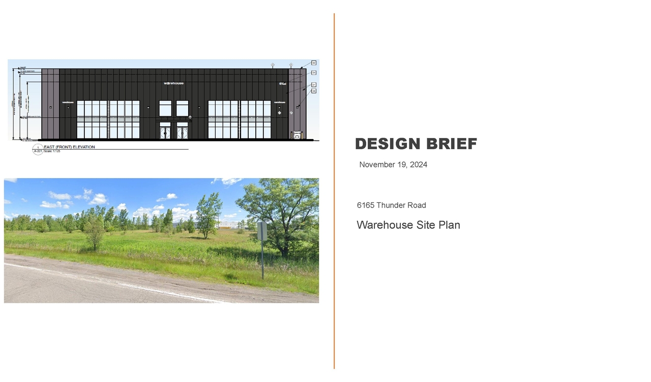 Construction site plan for project from page 1 of the file '2024-11-20 - Design Brief - D07-12-24-0152'