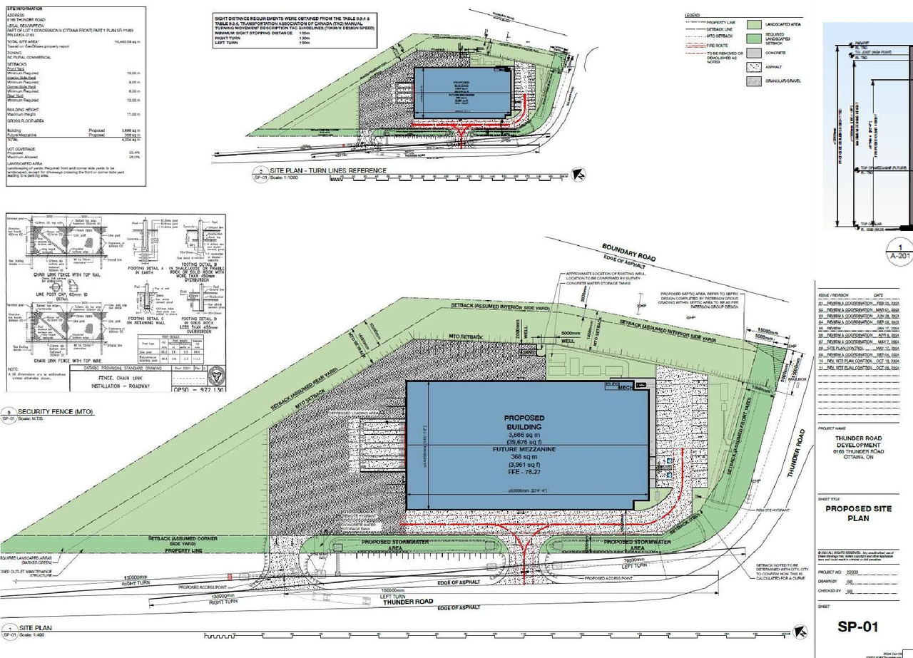 Construction site plan for project from page 5 of the file '2024-11-20 - Design Brief - D07-12-24-0152'