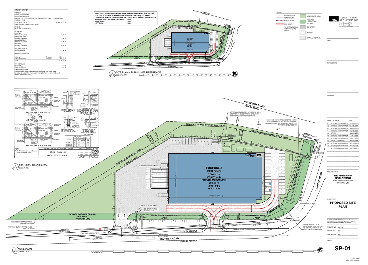 Construction site plan for project from page 6 of the file '2024-11-20 - Design Brief - D07-12-24-0152'