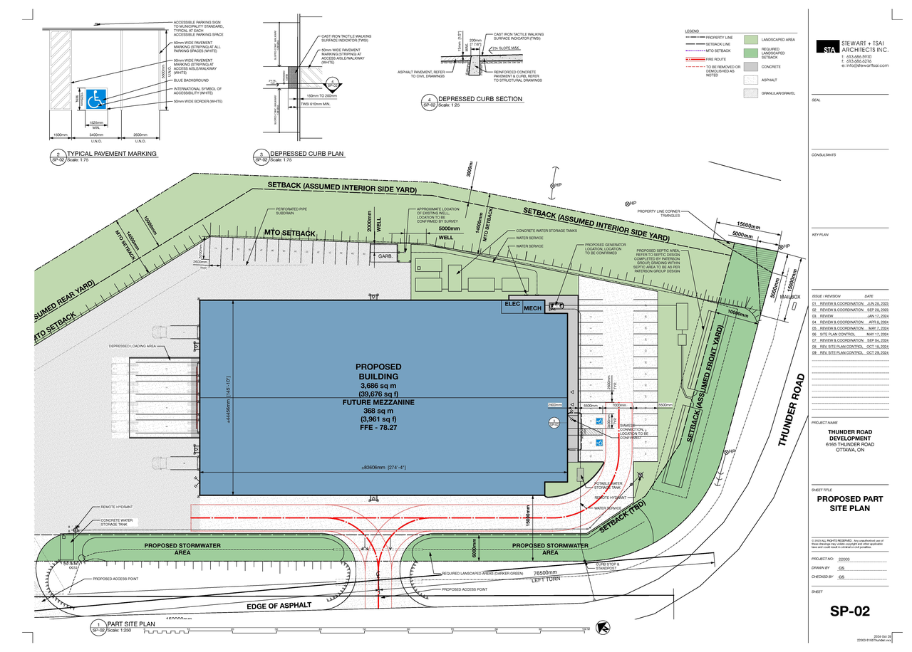 Construction site plan for project from page 7 of the file '2024-11-20 - Design Brief - D07-12-24-0152'